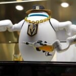 ADAM Robot Bartender Makes Drinks at Vegas Golden Knights Game