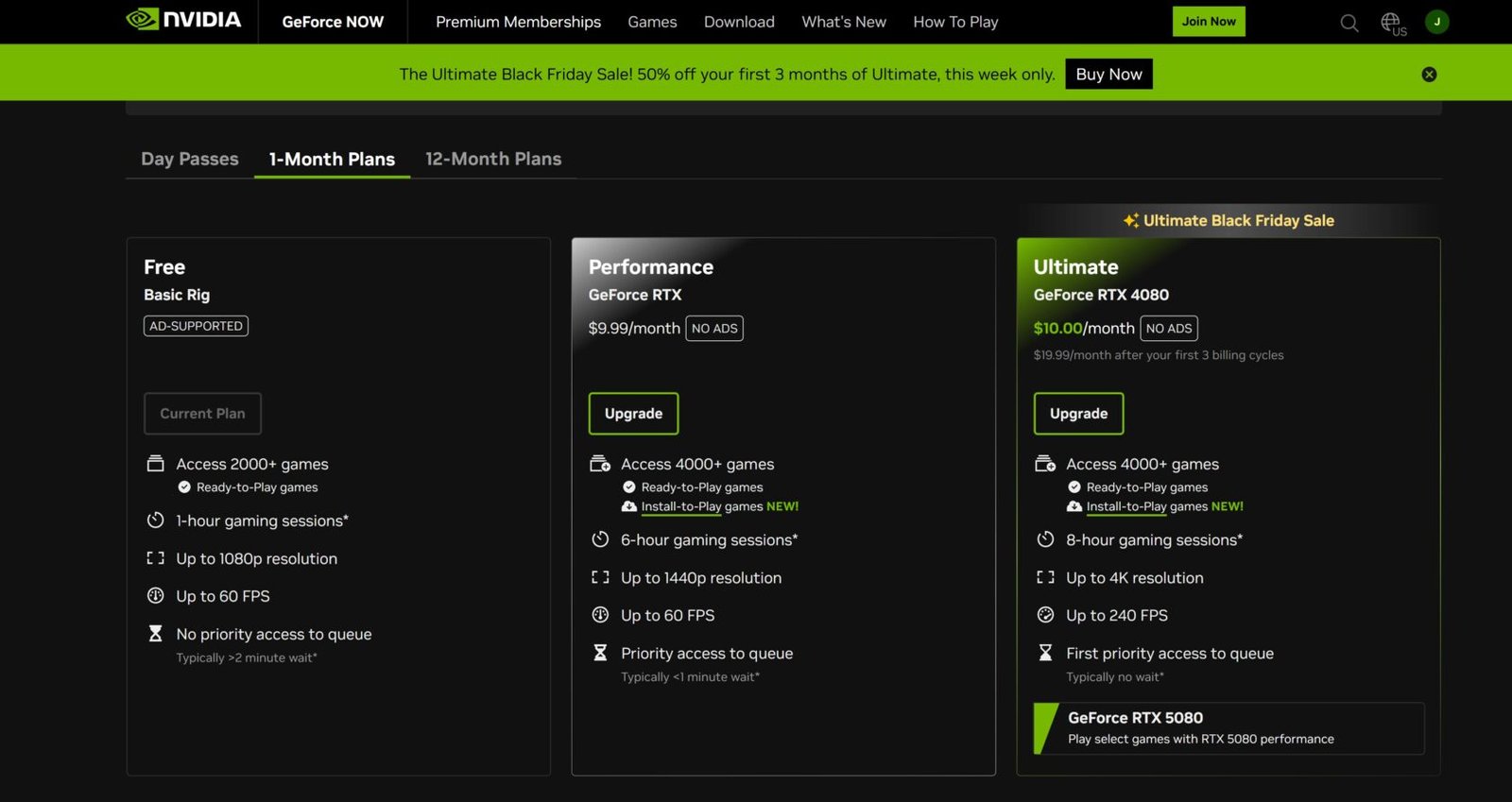Black Friday Product Matrix