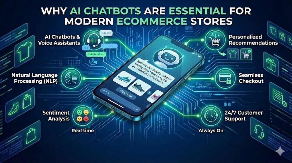 Why are AI chatbots for e-commerce stores essential in 2026?
